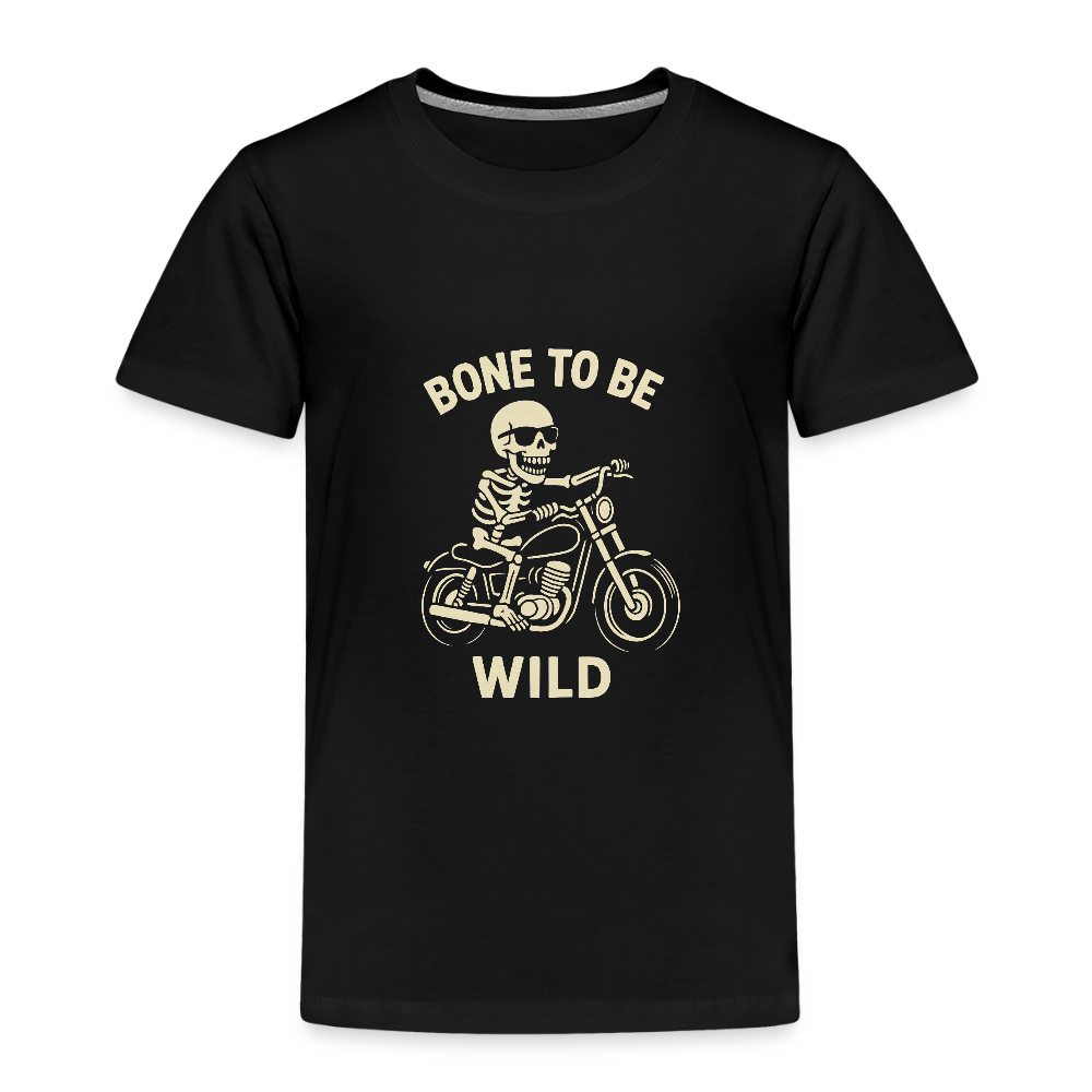 BONE TO BE WILD - Teenager Premium T-Shirt - black