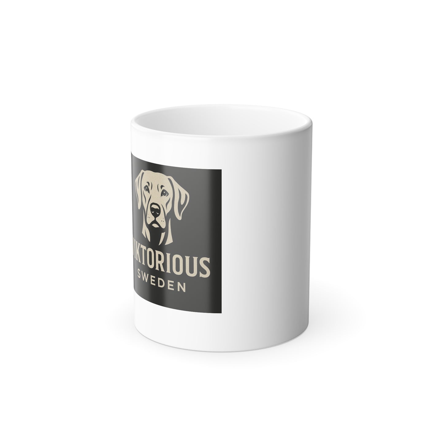 Color-Changing Mug — Viktorious Sweden Dog Logo 11oz