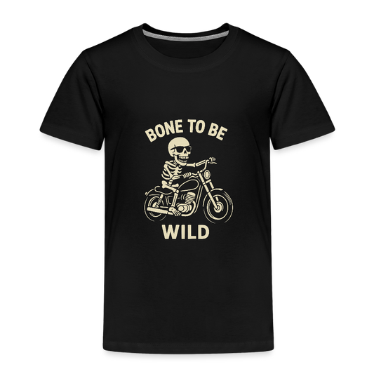 BONE TO BE WILD - Teenager Premium T-Shirt - black