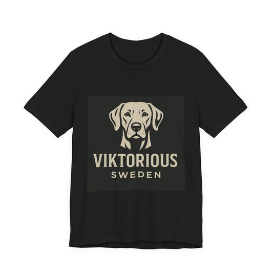 Viktorious Sweden Dog Graphic Tee - Rhodesian Ridgeback Pet Lover T-Shirt
